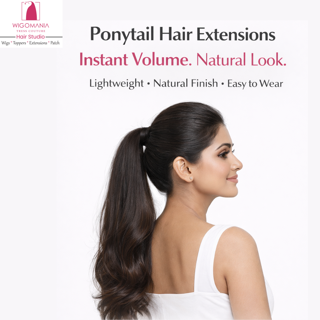Ponytail Hair Extensions in Hyderabad: A Simple Way to Add Instant Length & Volume