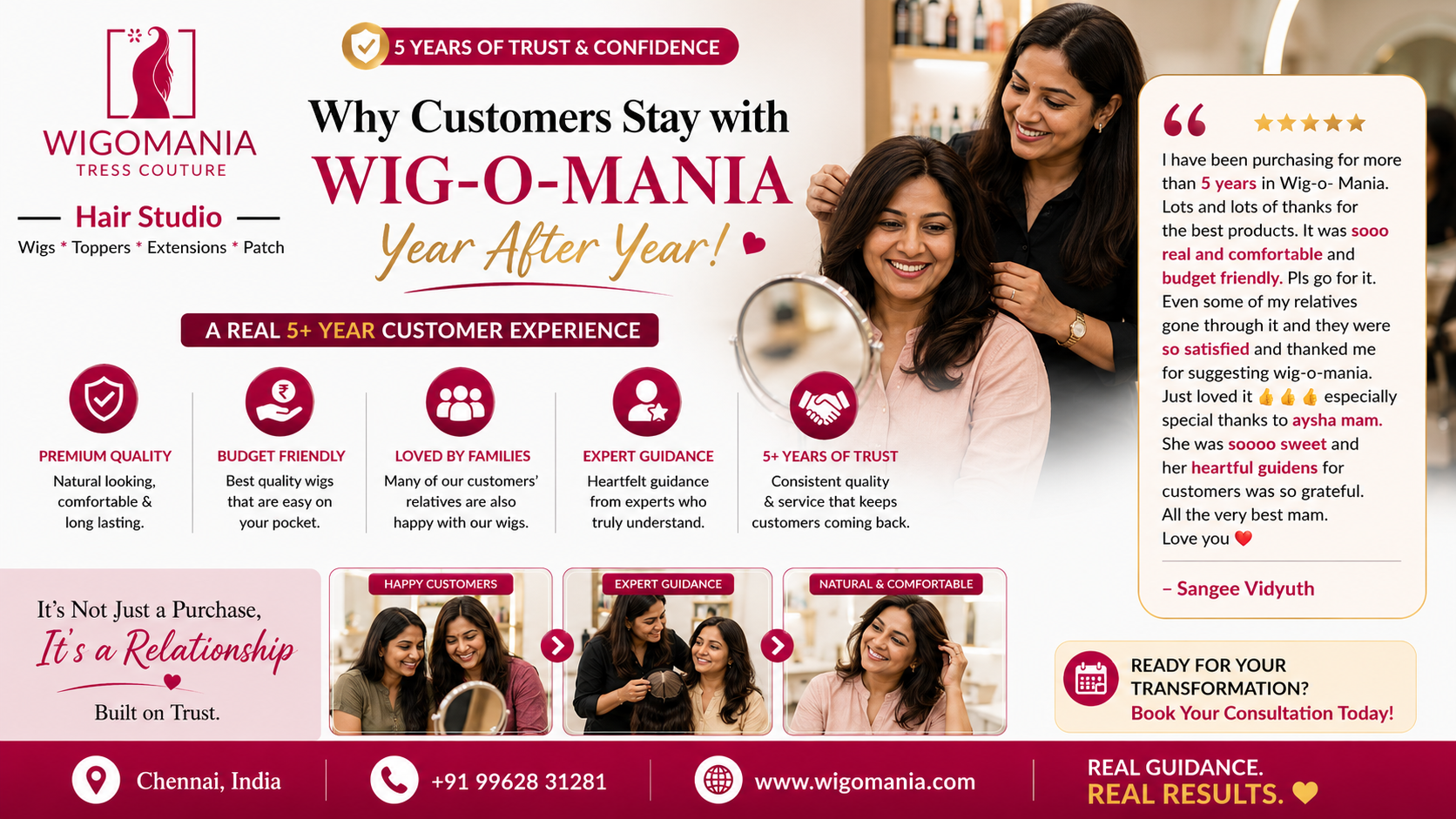 5 Years of Trust: Why Some Wig Customers Never Switch