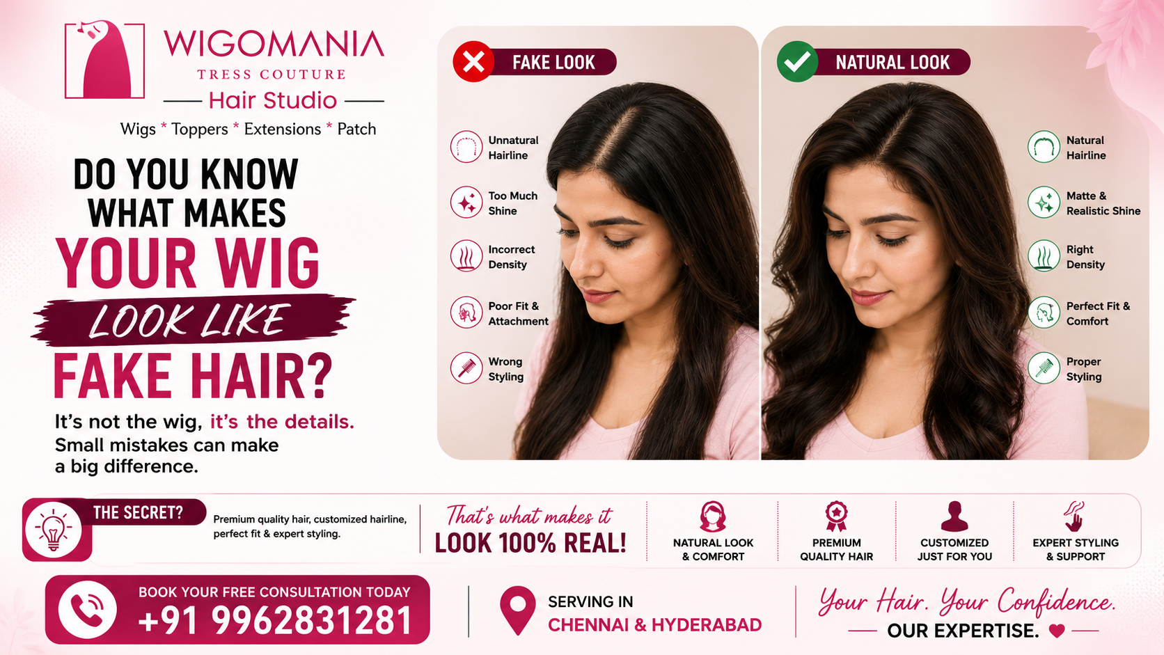 Do you know what makes your wig look like fake hair