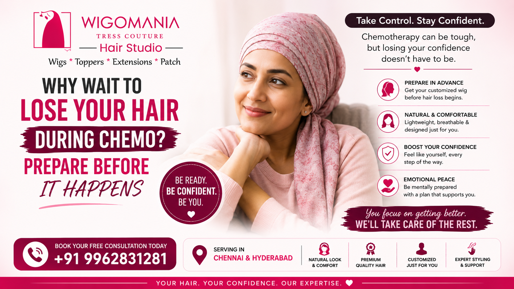 Why Wait to Lose Your Hair During Chemo? Prepare Before It Happens