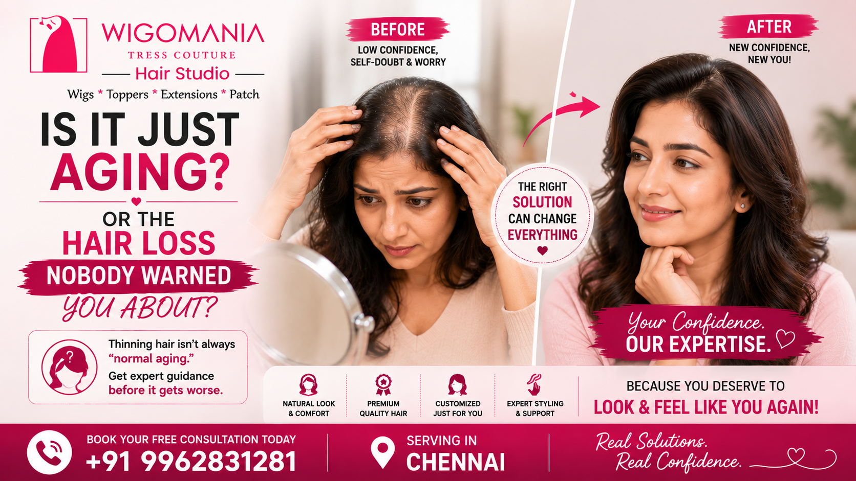 Is It Just Aging? The Hair Loss Nobody Warned You About