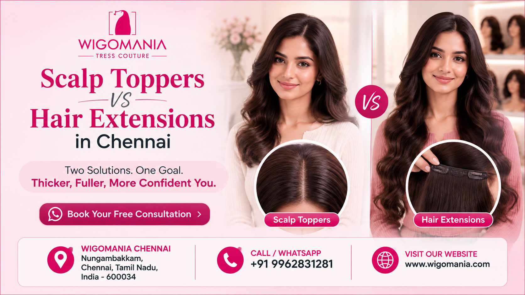 Scalp Toppers vs Hair Extensions in Chennai: Full Guide