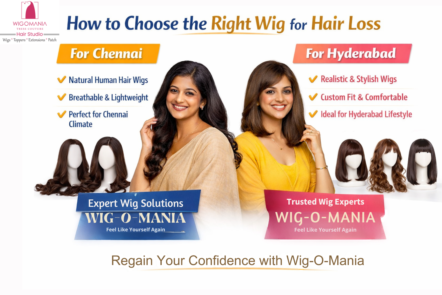 How to Choose the Right Wig for Hair Loss in Hyderabad