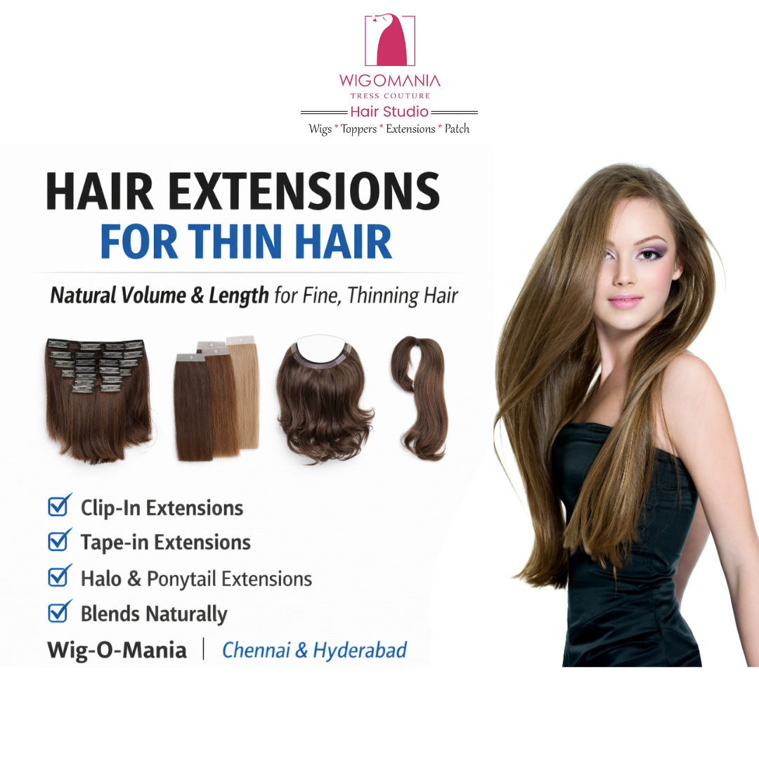 Hair Extensions for Thin Hair in Hyderabad: A Complete Guide for Natural, Lightweight Results