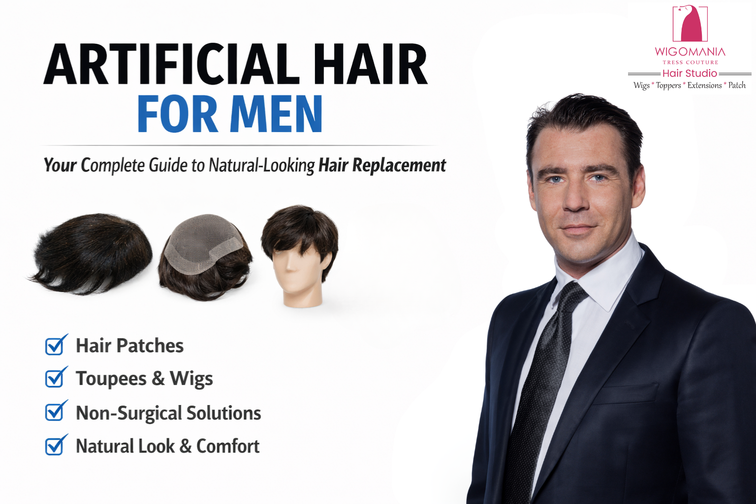 Artificial Hair for Men  A Complete Guide to Natural-Looking Hair Replacement in India