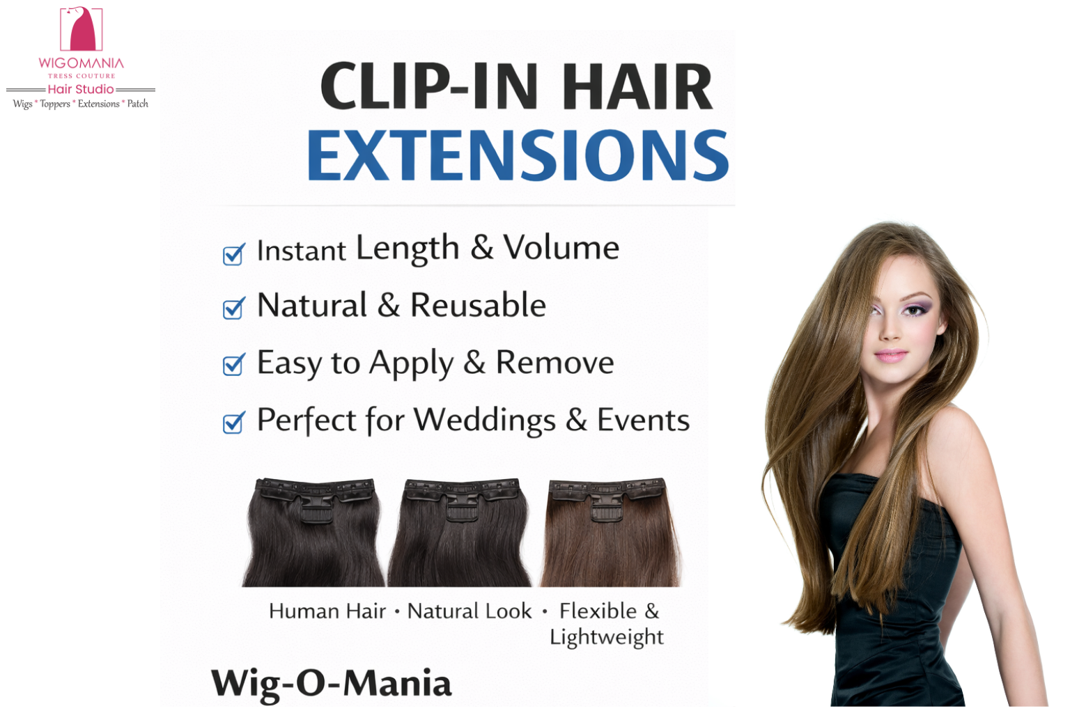 Clip-In Hair Extensions: The Complete Guide for Women in India (Chennai, Hyderabad & Coimbatore)